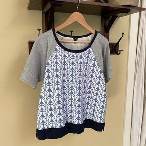 JCrew short sleeve sweatshirt